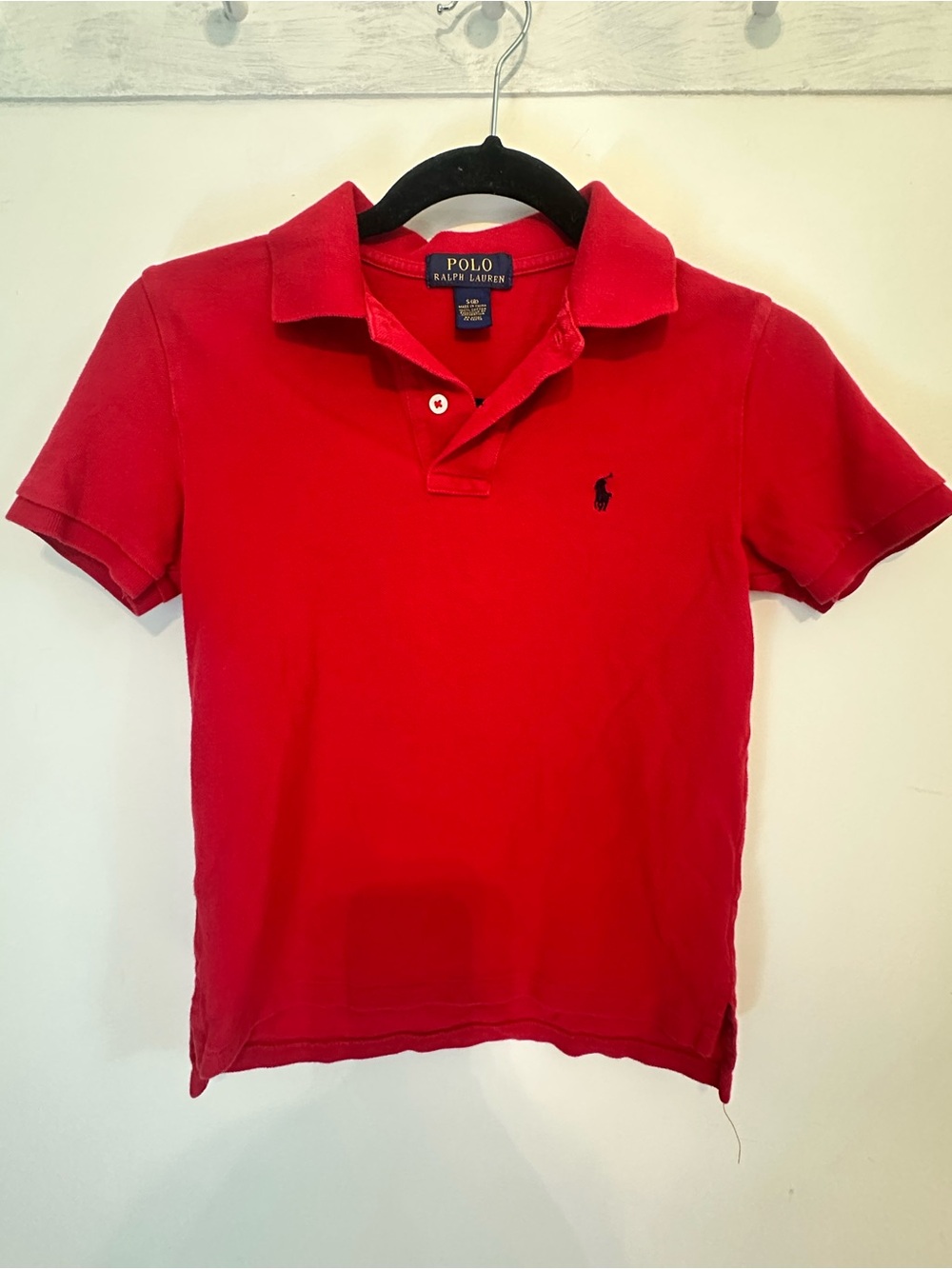 Polo by Ralph Lauren tomato Red Classic Cotton Polo Shirt for Kids
